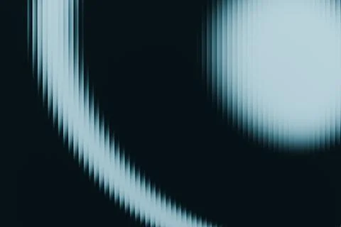 Abstract dark teal backdrop with undulating light blue vertical stripes for.. Illustrazione stock