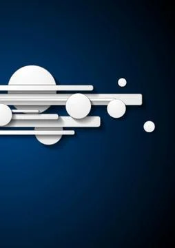 Abstract dark tech background Stock Illustration