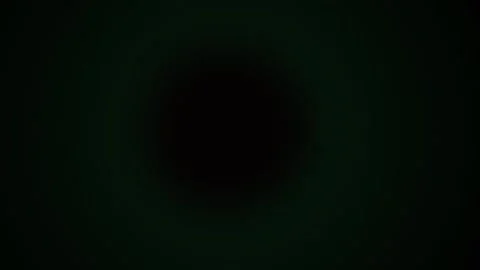 Abstract dark technological background with glowing circular HUD elements a.. Stock Footage 345677343