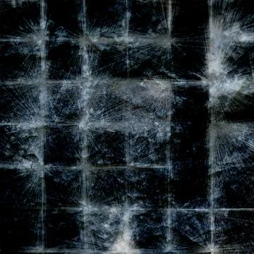 Abstract dark textured grid background with intricate starburst patterns Stock Illustration
