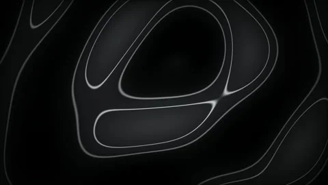 Abstract Dark Topographic Line Animation Stock Footage 339280180