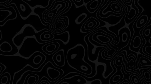 Abstract Dark Topographic Map-like Pattern with Flowing Lines and Organic S.. Stock Footage 339313261