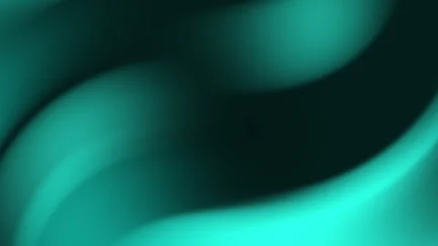Abstract dark tosca gradient background with aqua blue curves Stock Footage 283484132