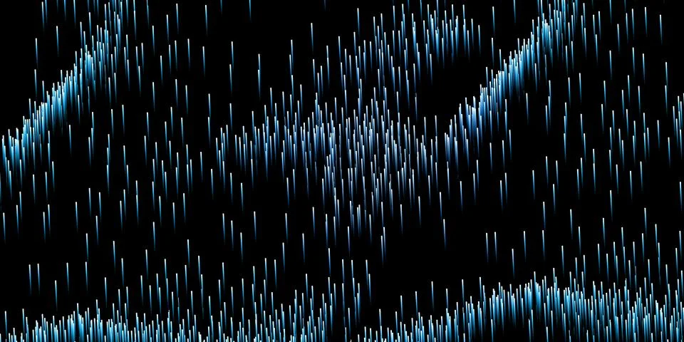 Abstract dark vector background featuring scattered diagonal lines in vibra.. Stockillustratie