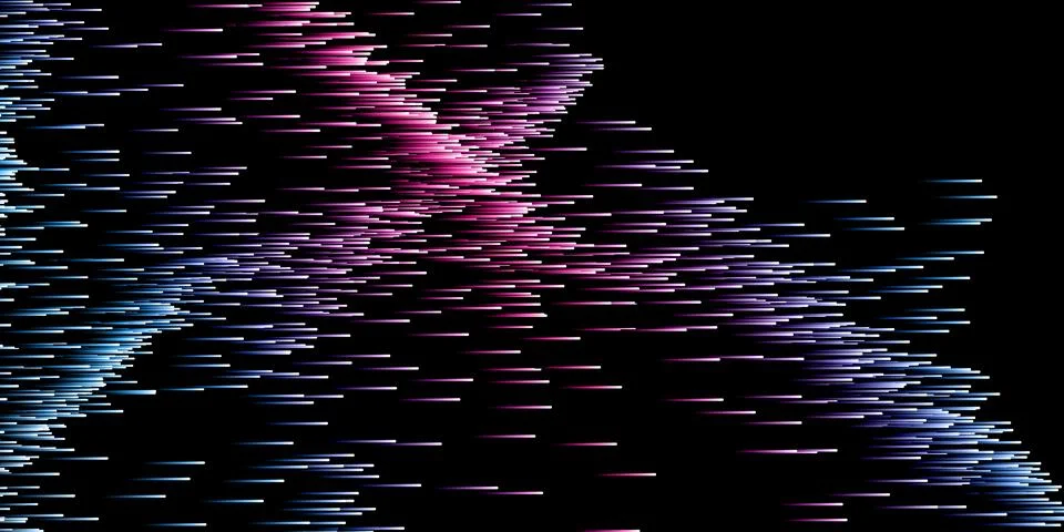 Abstract dark vector background featuring scattered diagonal lines in vibra.. Stock Illustration