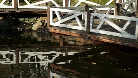 Abstract dark water surface with reflections. Wave and ripple on dark surface Видео 104060515