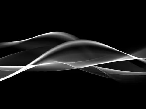 Abstract dark wave background Stock Illustration