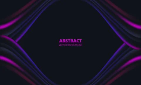 Abstract dark wavy layered multicolors background. Stock Illustration