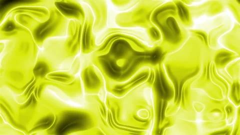 Abstract dark yellow gradient wavy lines flowing pattern background Stock Footage 285074387