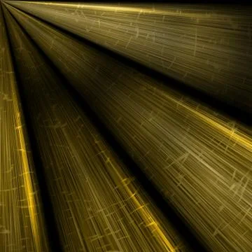 Abstract dark yellow rays background Illustrazione stock