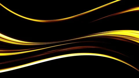 Abstract Dark Yellow Waves Background 動画素材 103490753