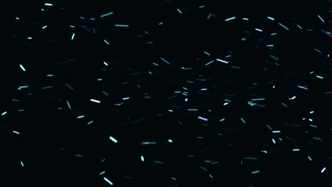 Abstract dash lines fast movement cyan glowing particles on dark background.. Stock Footage 327511164