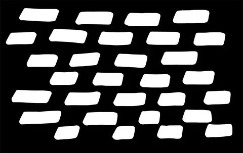 Abstract dash vector pattern, Memphis style background with small doses, retro Stock Illustration