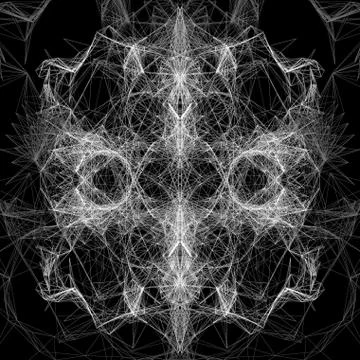 Abstract of a dashed fantastic pattern 스톡 일러스트