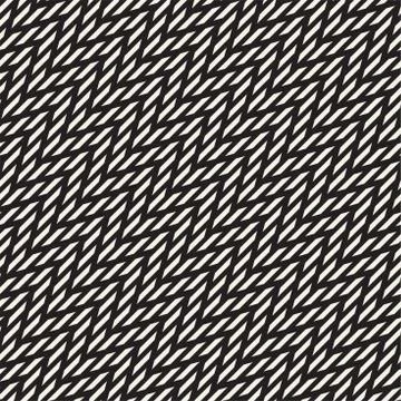 Abstract dashed line background. Seamless geometric simple pattern. Stock Illustration