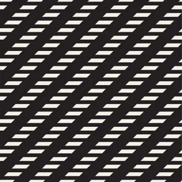 Abstract dashed line background. Seamless geometric simple pattern. Stock Illustration