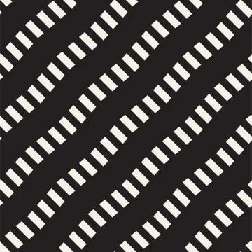 Abstract dashed line background. Seamless geometric simple pattern. Stock Illustration