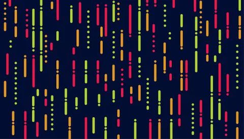 Abstract Dashed Line Pattern Background - Illustration Stock Illustration