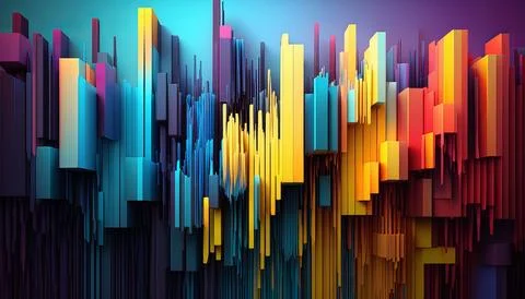 Abstract data background. UI UX Design Stock Illustration