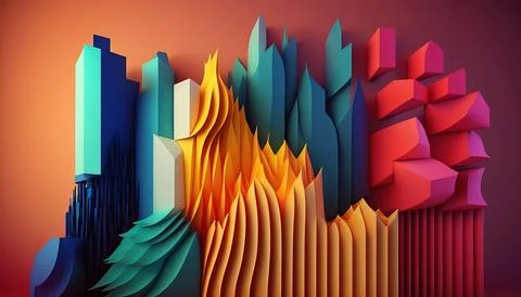Abstract data background. UI UX Design Stock Illustration