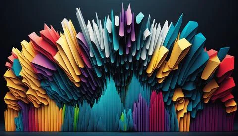 Abstract data background. UI UX Design Stock Illustration