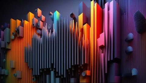 Abstract data background. UI UX Design Stock Illustration