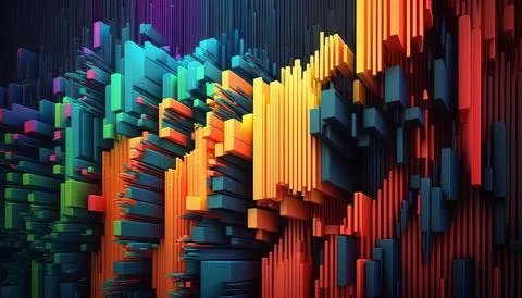 Abstract data background. UI UX Design Stock Illustration