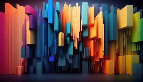 Abstract data background. UI UX Design Stock Illustration