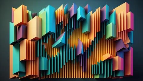 Abstract data background. UI UX Design Stock Illustration