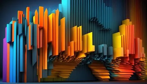 Abstract data background. UI UX Design Stock Illustration