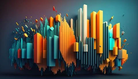 Abstract data background. UI UX Design Stock Illustration