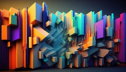 Abstract data background. UI UX Design Stock Illustration