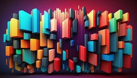 Abstract data background. UI UX Design Stock Illustration
