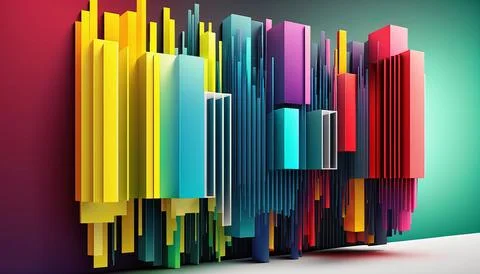 Abstract data background. UI UX Design Stock Illustration