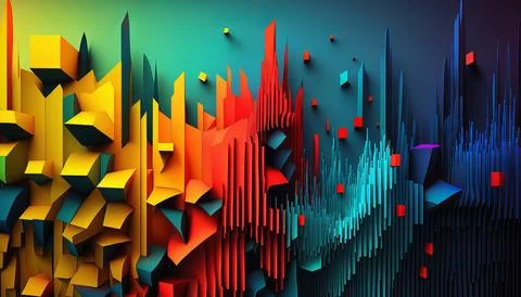 Abstract data background. UI UX Design Stock Illustration