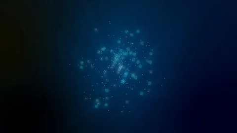 Abstract data center neural link information create. Blue lines of information r Stock Footage 114271525