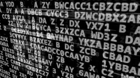 Abstract data code Stock Illustration