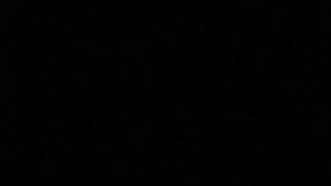 Abstract data coding technology particles wave on black background loop 4K Stock Footage 304444491