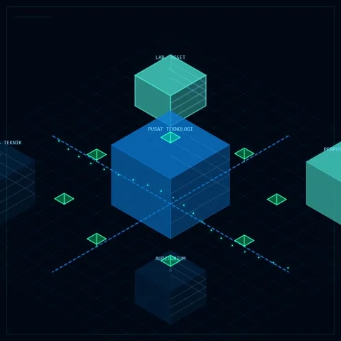 Abstract Data Cubes Network Blockchain Technology Digital Blue Green Stock Footage 346281188