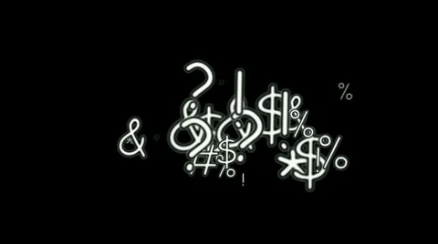 Abstract data encryption decryption password information thought symbol. Stock Footage 4836391