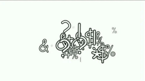 Abstract data encryption decryption password information thought symbol. Video stock 4838734