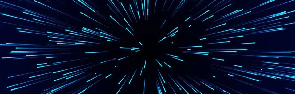 Abstract data flow space. Light rays. Explosion effect. Sci-fi Motion wallp.. Stock Illustration