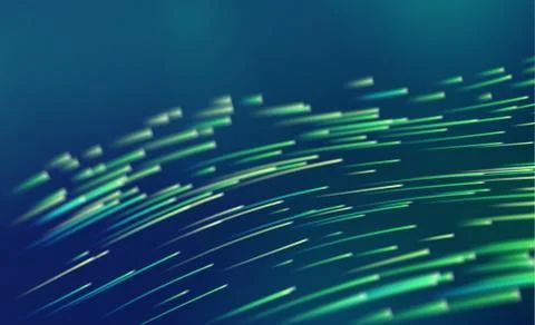 Abstract data flow with trails イラスト素材