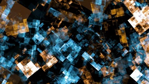 Abstract Data Forms Flicker, Shift and Pulse Stock Footage 99178938