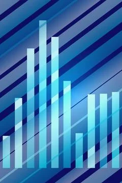 Abstract Data Graph Illustration Stock Photos