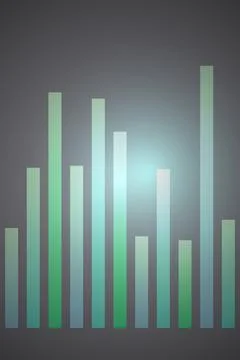 Abstract Data Graph Illustration Stock Photos