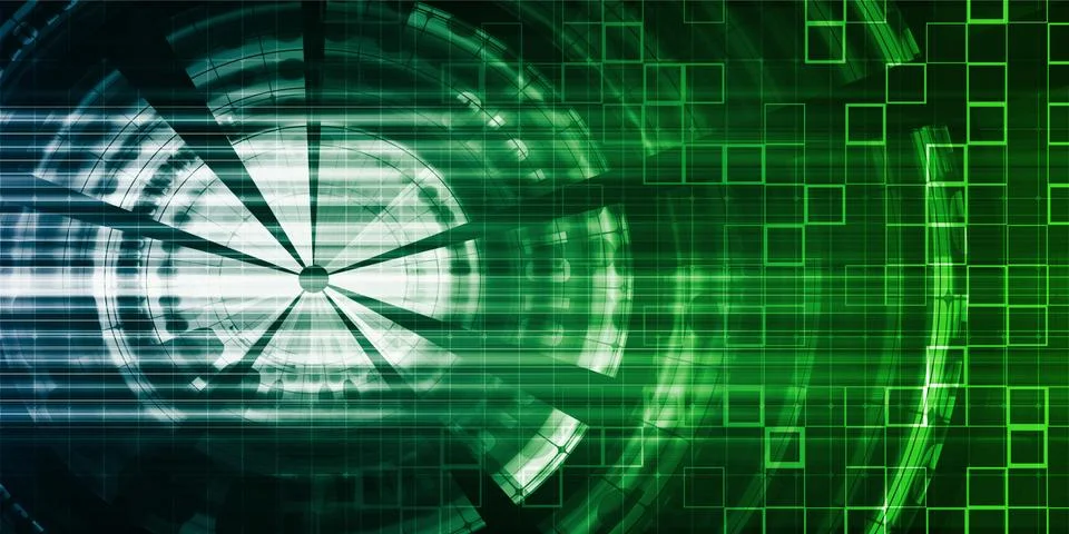 Abstract Data Stock Illustration