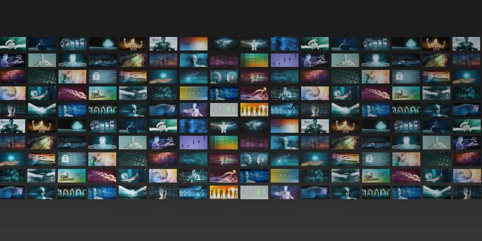 Abstract Data Stock Illustration