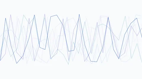 Abstract Data Lines Visualization Analytics Background Stock Footage 337038438