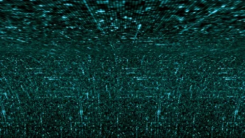 Abstract data moving in all directions creating a web of information bended Stock Footage 157203077